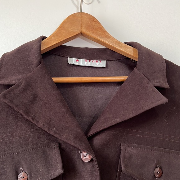 LT Sport Petite Brown, Lightweight Blazer - Size M - Picture 3 of 12